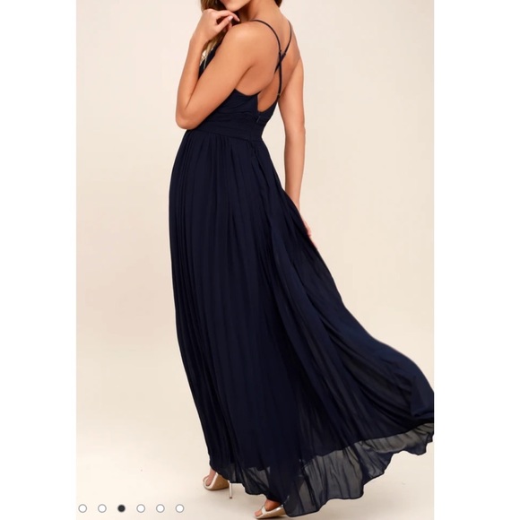Lulus | Pleated Maxi Dress - Picture 2 of 7